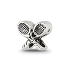 Sterling Silver Reflections Kids Tennis Racquets Bead