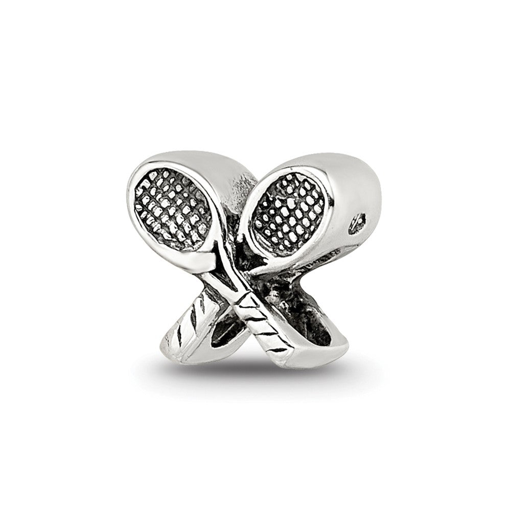 Sterling Silver Reflections Kids Tennis Racquets Bead