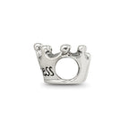 Sterling Silver Reflections Kids Princess Crown Bead
