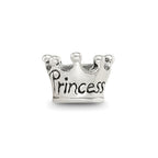 Sterling Silver Reflections Kids Princess Crown Bead