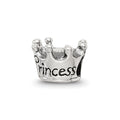Sterling Silver Reflections Kids Princess Crown Bead