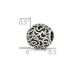 Sterling Silver Reflections Hearts Bali Bead