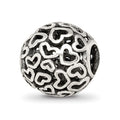 Sterling Silver Reflections Hearts Bali Bead