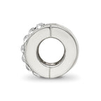 Sterling Silver Reflections Clear Preciosa Crystal Bead