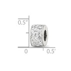Sterling Silver Reflections Clear Preciosa Crystal Bead