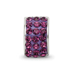Sterling Silver Reflections Purple Preciosa Crystal Bead
