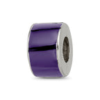 Sterling Silver Reflections Purple Preciosa Crystal Bead