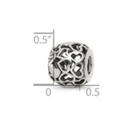 Sterling Silver Reflections Hearts Bali Bead