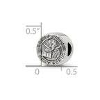 Sterling Silver Reflections Saint John Pray For Us Bead