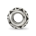 Sterling Silver Reflections Peace Sign Bead