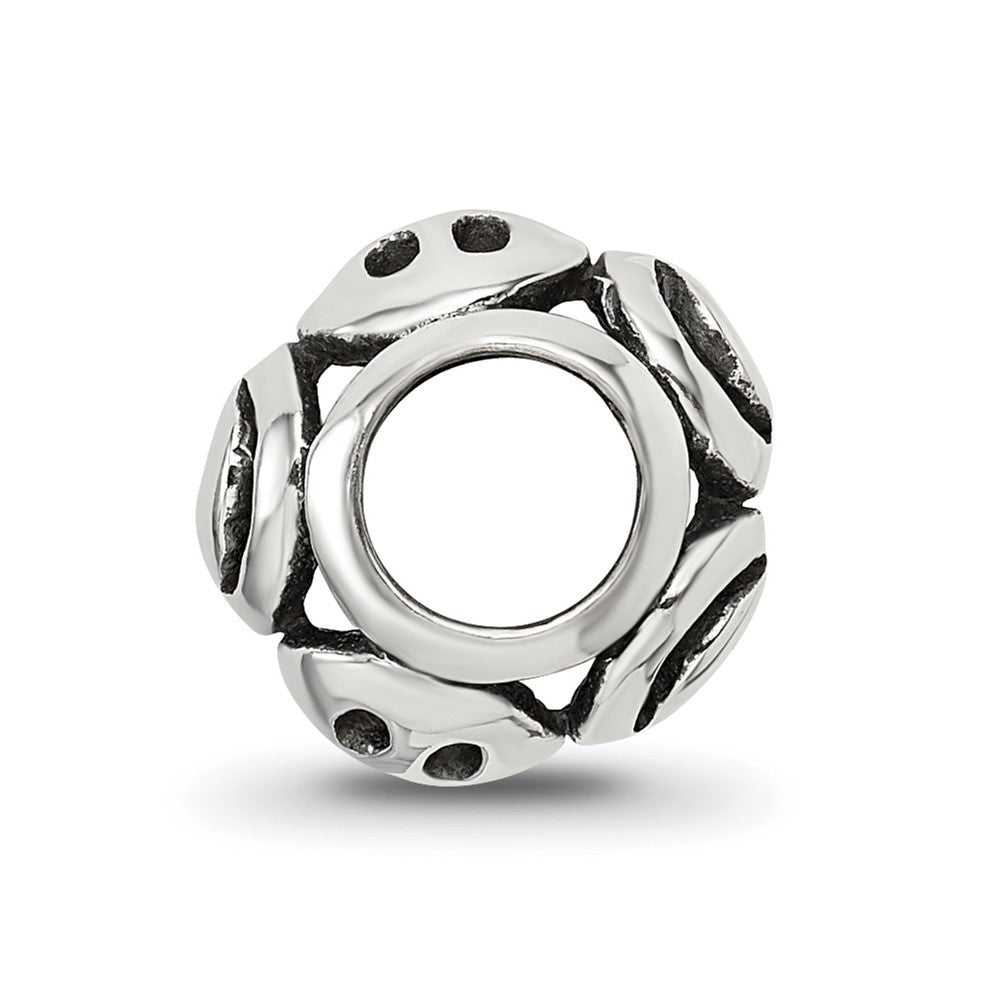 Sterling Silver Reflections Smiley Faces Bead