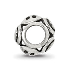 Sterling Silver Reflections Smiley Faces Bead