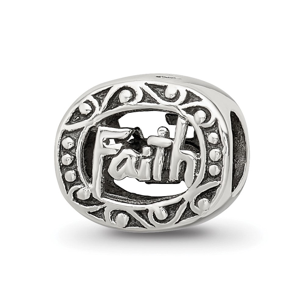 Sterling Silver Reflections Faith Bead
