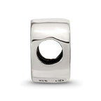 Sterling Silver Reflections Mom Heart Bead