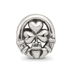 Sterling Silver Reflections Three Leaf Clover Bead