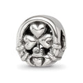 Sterling Silver Reflections Three Leaf Clover Bead