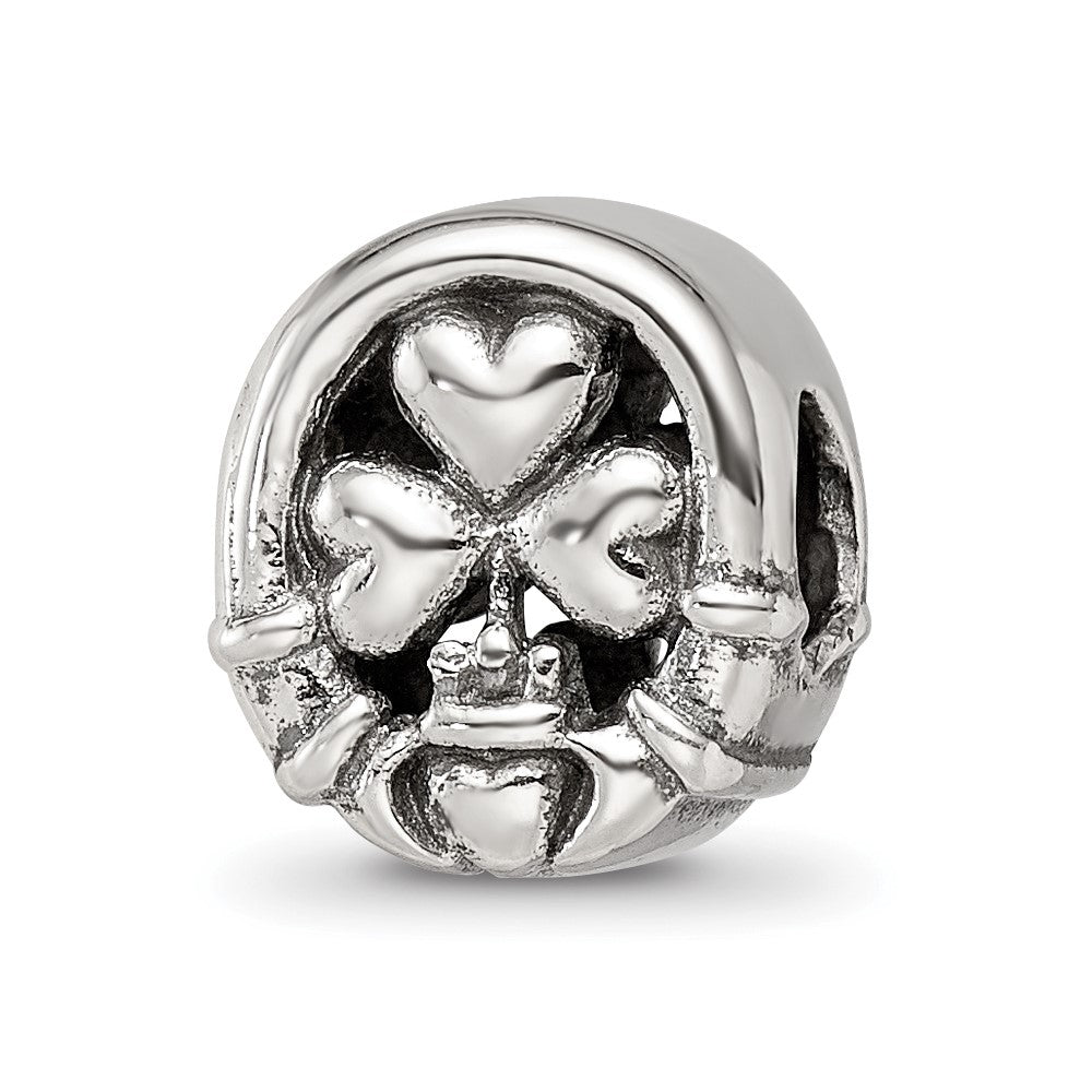 Sterling Silver Reflections Three Leaf Clover Bead