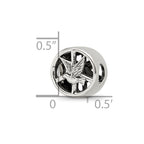 Sterling Silver Reflections Dove & Peace Sign Bead