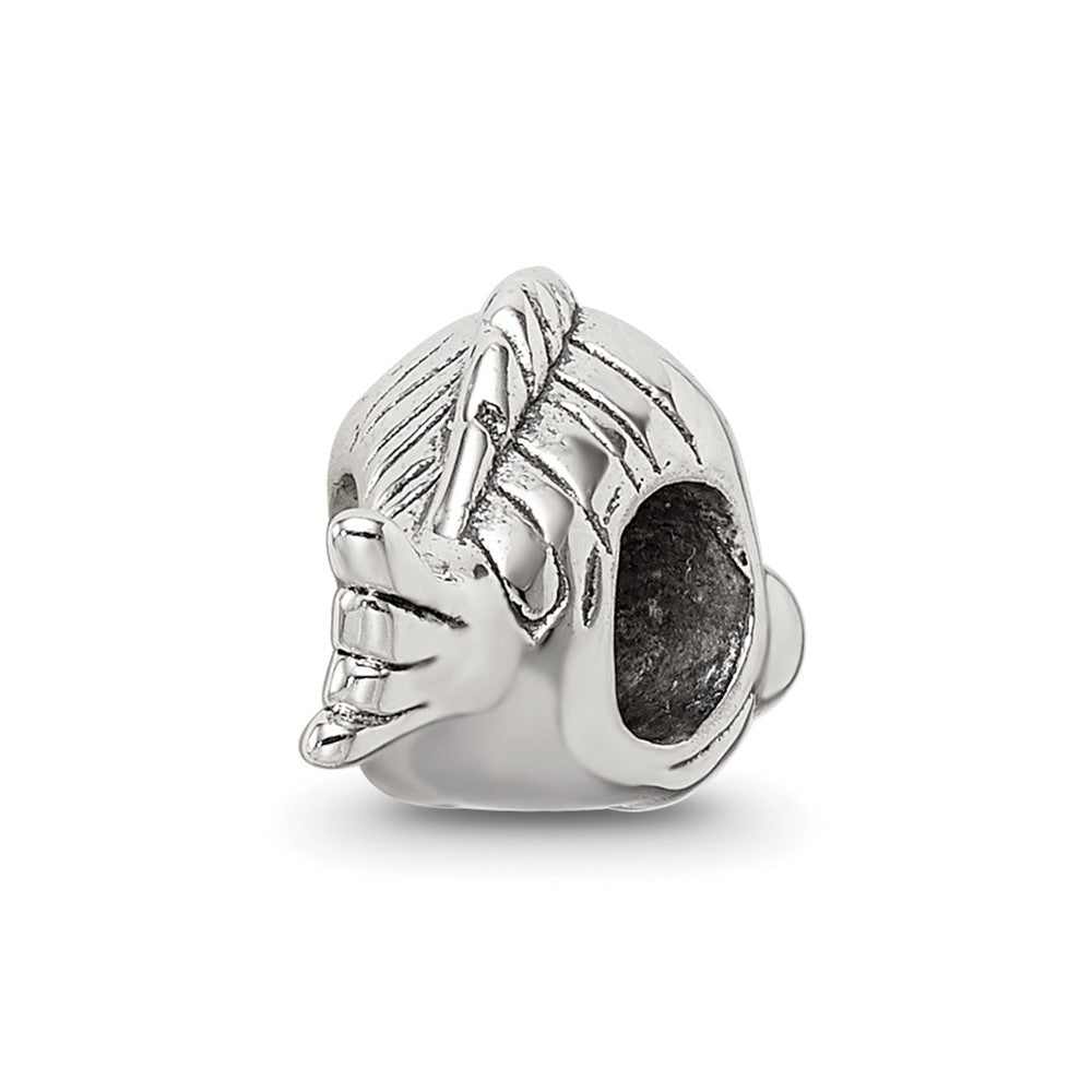 Sterling Silver Reflections Fish Bead