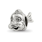 Sterling Silver Reflections Fish Bead