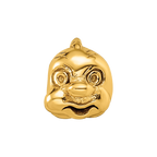 Sterling Silver Gold-plated Reflections Fish Bead