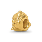 Sterling Silver Gold-plated Reflections Fish Bead