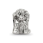 Sterling Silver Reflections Sitting Puppy Bead