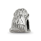 Sterling Silver Reflections Sitting Puppy Bead