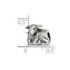 Sterling Silver Reflections Lamb Bead