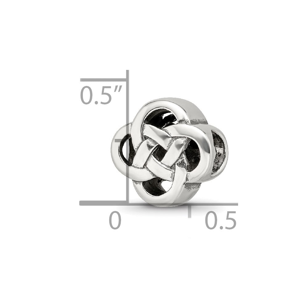 Sterling Silver Reflections Celtic Knot Bead