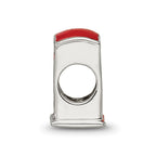 Sterling Silver Reflections Enameled Telephone Booth Bead