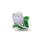 Sterling Silver Reflections Kids Enameled Tulip Bead