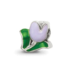 Sterling Silver Reflections Kids Enameled Tulip Bead