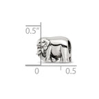 Sterling Silver Reflections Elephant Bead