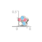 Sterling Silver Reflections Kids Enameled Flower Bead