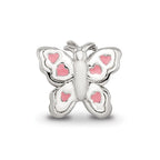 Sterling Silver Reflections Kids Enameled Butterfly Bead