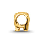 Sterling Silver Gold-plated Reflections Elephant Bead