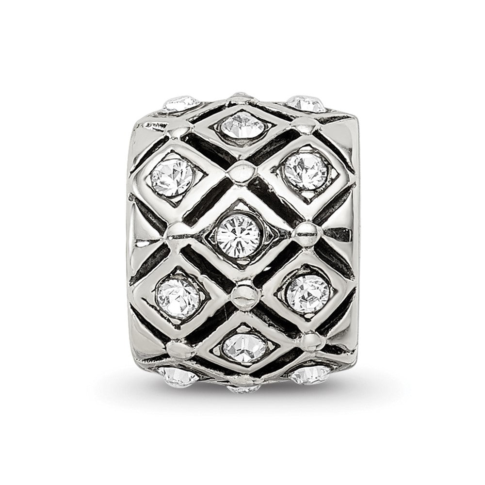 Sterling Silver Reflections April Preciosa Crystal Bead
