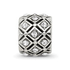 Sterling Silver Reflections April Preciosa Crystal Bead