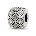 Sterling Silver Reflections April Preciosa Crystal Bead