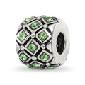 Sterling Silver Reflections August Preciosa Crystal Bead