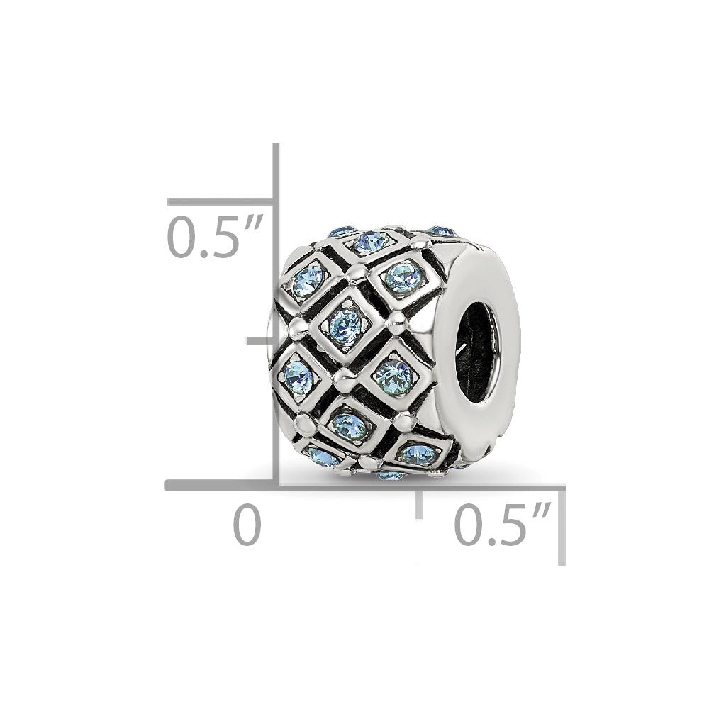 Sterling Silver Reflections December Preciosa Crystal Bead