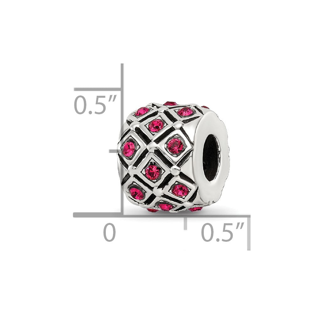 Sterling Silver Reflections July Preciosa Crystal Bead