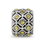 Sterling Silver Reflections November Preciosa Crystal Bead