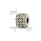 Sterling Silver Reflections November Preciosa Crystal Bead