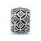 Sterling Silver Reflections September Preciosa Crystal Bead