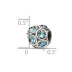 Sterling Silver Reflections December Preciosa Crystal Bead