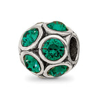 Sterling Silver Reflections May Preciosa Crystal Bead