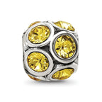 Sterling Silver Reflections November Preciosa Crystal Bead