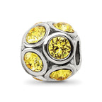 Sterling Silver Reflections November Preciosa Crystal Bead